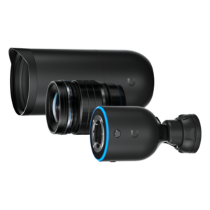 UBIQUITI UVC-AI-DSLR – Cámara IP AI DSLR / 4K 8MP a 30 fps / Sensor CMOS 4/3" 10MP / Lente Fijo Gran Angular 17 mm / PoE+ / IPX5 / Audio Bidireccional