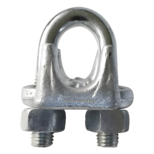 SYSCOM TOWERS NUDO-516F – Nudo/Perro/Abrazadera Forjada para Cable de Retenida de 5/16".