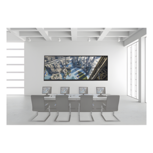 HIKVISION DSVW3X20A55 – Kit Videowall 3x2 / 6 Pantallas 55" Full HD / Decoder 16 HDMI 4K / Base de Piso / Estructura Acero / 128 Canales Simultáneos