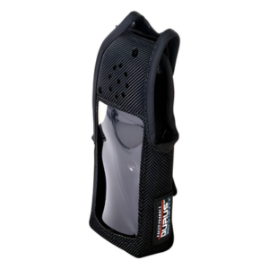 BEE ELECTRONICS INC 3162-B – Funda Protectora / Nylon Resistente / Lazo para Cinto / Capuchón con Broches / Visor Frontal Transparente / Compatible con Radios Portátiles ICOM