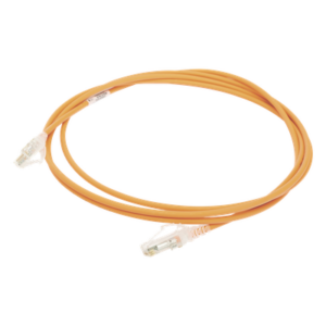 SIEMON MC6-07-0928 – Patch Cord Cat6 UTP / 28AWG Diámetro Reducido / CM/LS0H / 2.13 m (7 pies) / Naranja
