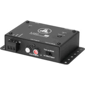 JL AUDIO 10-03328-00 – Convertidor de Salida de Línea de Vehículo JL Audio LoC-22 / 2 Canales de Entrada / 2 Canales de Salida / Alimentación 9-16 V CC / Salida Máxima 8 V RMS / Relación S/N 118 dB / Respuesta de Frecuencia 3 Hz-32 kHz / Fusib
