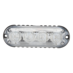 EPCOM INDUSTRIAL SIGNALING XLT1725A – Luz Auxiliar para Motocicletas / 4 LEDs Ultra Brillantes / Ámbar / 12-24 VCC / 0.7 A / Policarbonato Resistente a Impactos