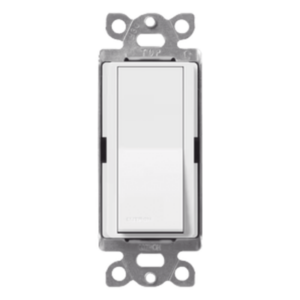 LUTRON ELECTRONICS SC1PSSWL – Interruptor de Pared Unipolar / 15 A / 120/277 V / Accionamiento Paleta / Acabado Snow Satinado