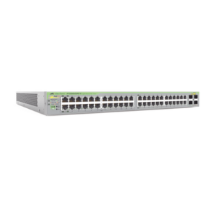 ALLIED TELESIS AT-GS950/52PS-V2-10 – Switch webSmart Gigabit PoE+ / 48 Puertos / 24 Puertos PoE+ 30W / 4 Puertos SFP
