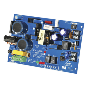 ALTRONIX AL400ULXB2 – Fuente de alimentación tipo tarjeta / Salida seleccionable 12V@4A o 24V@3A / Respaldo con cargador integrado / Relé de supervisión / 115VAC 60Hz