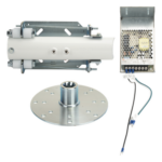 DKS DOORKING 8080-295 – Kit de Instalación Abatible / Brazos Octagonales y Redondos / Soporte Sensores de Borde / Aluminio Resistente / Compatibilidad Múltiples Barreras