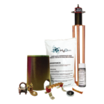 TOTAL GROUND KIT-MASTER-100AB – Kit de Puesta a Tierra / Electrodo 100 A / Resistencia < 2 Ohm / Compuesto H2OHM / Diseño Magnetoactivo / Cobre Electrolítico