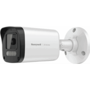 HONEYWELL HC25CB2R1V – Cámara bala IP / 2 MP / IR 30 m + luz cálida 20 m / lente 2.8 mm F1.6 / WDR 80 dB / H.265 / PoE / IP66 IK10 / Serie 25
