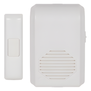 STI STI-3350 – Timbre Inalámbrico / Alcance 150 m (492.1 ft) / 10 Tonos / Receptor Incluido / 120 VCA / Sin Cableado