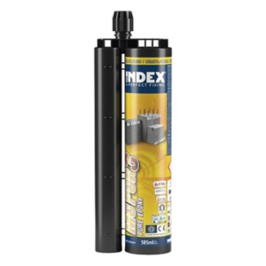 INDEX MOPUR30385 – Resina Epóxica Estructural / Relación 3:1 / Hormigón Fisurado y Armado / Categoría Sísmica C1-C2 / Rango -40°C a +70°C / 385 ml