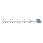 TXPRO TX-DYA-1721 – Antena Yagi / 1710-2170 MHz / 15 dBi / 14 Elementos / 730 mm / 2.4 ft