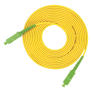 LINKEDPRO BY EPCOM LP-FO-SCA-SCA-03 – Jumper de Fibra Óptica / SC/APC a SC/APC / Monomodo OS1/OS2 / Simplex / 3 m (9.84 ft) / 2 mm