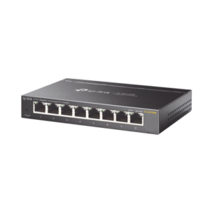 TP-LINK TL-SG108E – Switch Escritorio Easy Smart de 8 puertos 10/100/1000 Mbps / IGMP para Vigilancia / Calidad en el Servicio (QoS) / Gestión GUI