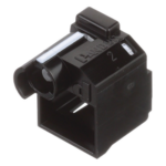 PANDUIT PSL-DCPLRE-BL – Kit de Bloqueo Anti-Desconexión RJ45 / Recesado / Policarbonato / 10 Unidades / 0.85 in (21.7 mm) Largo