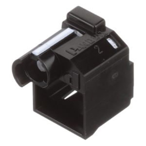 PANDUIT PSL-DCPLRE-BL – Kit de Bloqueo Anti-Desconexión RJ45 / Recesado / Policarbonato / 10 Unidades / 0.85 in (21.7 mm) Largo