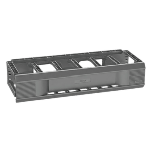 HOFFMAN DCHS1 – Organizador de Cables Horizontal / 1 UR / 19in / 66 Cables Cat 5e/6/6a / Montaje sin Herramientas