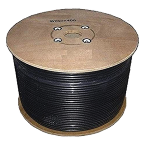 WILSONPRO / WEBOOST 952-305 – Cable Coaxial de Baja Pérdida / 50 Ohm / 152.4 m (500 pies) / LMR400 / Doble Blindaje / Intemperie