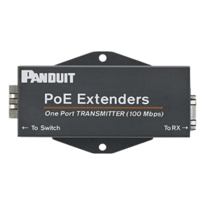 PANDUIT POEXTX1 – Extensor PoE/PoE+ / 610 m (2000 ft) / 10/100 Mbps / Cat5e/Cat6 / -40°C a 70°C / RJ45