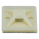 PANDUIT SMP12A-C – Montaje Adhesivo para Bridas / 4 Vías / 20 x 20 mm (0.785 x 0.785 in) / Nylon 6.6 V-2 / Interior y Exterior / Paquete 100 pz