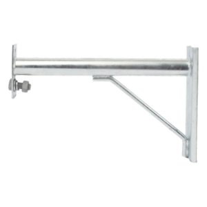 LINKEDPRO BY EPCOM LP-BDE040 – Brazo de Extensión para Fibra Óptica / 40 cm (15.7 in) / Acero Galvanizado en Caliente / 2 kg / Compatible con Herrajes Tipo J / ADSS y Mini-ADSS
