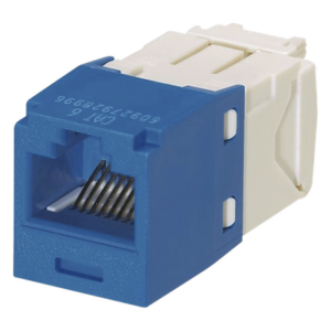 PANDUIT CJ688TGBU – Jack RJ45 / Cat 6 / Clase E / 8P8C / Terminación sin Impacto / Azul