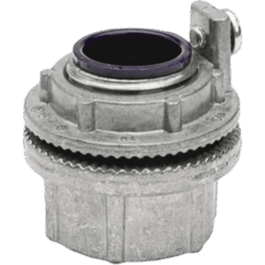 HUBBELL HUB-WH6-AG – Conector Meyers de Aluminio de 2" con tornillo de puesta a tierra, disponible para Áreas Peligrosas Clase 1 División 2 de acuerdo con NEC 501.10, NEMA 3, 3R,4, 12.