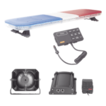 EPCOM INDUSTRIAL SIGNALING X67RBKIT2 – Kit de Señalización LED / 88 Luces Ultra Brillantes / Barra 118 cm (46.5 in) / IP65 / Sirena 100W / 13 Patrones Programables