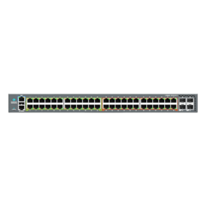 CAMBIUM NETWORKS MXEX3052GXPA10 – Switch Empresarial / Cloud-Managed / Layer 2-3 / 48 Puertos Gigabit / 6 Puertos SFP28 25G / PoE++ 90W / Dual Power CRPS / 420 Gbps Throughput