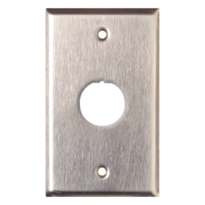 SIEMON XFP-S-01-SS – Placa de Pared Reforzada / Acero Inoxidable / 1 Puerto / IP44 / Industrial