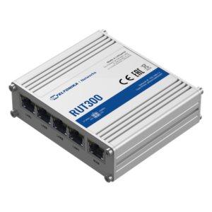 TELTONIKA RUT300 – Router Industrial VPN, 5 Puertos 10/100 Mbps
