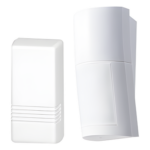 OPTEX QXI-R-WH – Detector PIR Exterior Inalámbrico / 120° / 12 m (40 ft) / Montaje Ajustable 0.8 a 2.7 m (2.6 a 8.9 ft) / 2 Zonas Independientes / IP Compatible