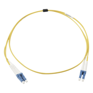 SIEMON FJ2-LCULCUL-05 – Jumper de Fibra Óptica Monomodo / OS2 / LC/UPC Duplex / OFNR Riser / 5 m (16.40 ft) / Amarillo
