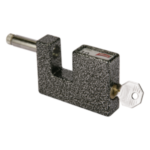 PHILLIPS-ASSA ABLOY MX301 – Candado de Seguridad / Pasador Estrecho Anti-Palanca / 5 Pernos de Combinación / Cuerpo Aleación Metálica 71 mm (2.8 in) / Acabado Cromo Martillado