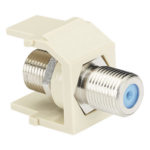 PANDUIT NKFIW – Módulo Acoplador Coaxial Tipo F / Keystone / 75 Ohms / 3.0 GHz / 1.17 x 0.86 pulgadas / Blanco Mate