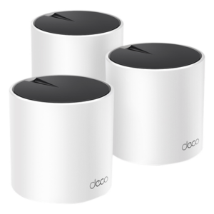 TP-LINK DECOX55-3PACK – Sistema Mesh Wi-Fi 6 / AX3000 Mbps / 3 Nodos / 3 Puertos Gigabit WAN/LAN / 2 Antenas Internas / Administración por App