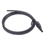 EPCOM POWERLINE CBL-MC4-1.5BLK – Cable Fotovoltaico / 1.5 m (4.9 ft) / 10 AWG / MC4-H Macho / Negro / Doble Aislamiento