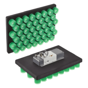 SCHMALZ 10.01.44.00560 – Placa de aspiración / Vacío integrado / 45 células / 400x280 mm / PNP / 2.9 kg