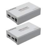 HIKVISION DS-52EX01HI-4K – Extensor HDMI / 4K 60 Hz / Cero Latencia / Alcance 120 m (393.7 ft) / USB para Control Remoto / Plug-and-Play