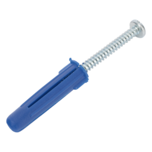 THORSMAN TP-3-KIT – Kit de Fijación / 6 Taquetes de Expansión Doble 2" (50.8 mm) / 6 Tornillos 12 mm x 2" (50.8 mm) / Carga 140 kg / Azul