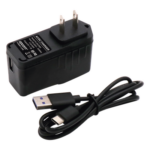 EPCOM POWERLINE PLUSC3000 – Adaptador de corriente AC/DC / Entrada 100-240 VCA / Salida 5 VCC @ 3 A / Conectores USB-C y micro-USB
