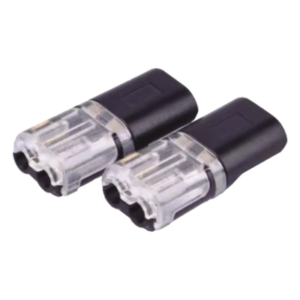 EPCOM POWERLINE CON-10-19 – Conectores enchufables / 2 pines / 22-18 AWG / 0.35-0.75 mm² / 25 piezas / -20°C a +80°C