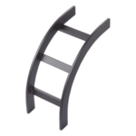 HOFFMAN LIB12BLK – Accesorio de Escalerilla Curva Vertical Interior / 12 in (305 mm) Ancho / Acero Tubular 1-1/2 x 3/8 in / RAL 9005 Negro