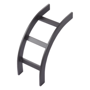 HOFFMAN LIB12BLK – Accesorio de Escalerilla Curva Vertical Interior / 12 in (305 mm) Ancho / Acero Tubular 1-1/2 x 3/8 in / RAL 9005 Negro