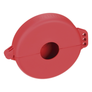 PANDUIT PSL-V6A – Dispositivo de Bloqueo LOTO / Válvulas de Compuerta / 3 a 6.5" / Polipropileno / -40°C a 101°C / Rojo