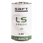 SYSCOM PARTS LS33600 – Batería de Litio Industrial / Tamaño D / 3.6 V / 17 Ah / 61.2 Wh / Pulso 400 mA / Hermética Vidrio-Cristal