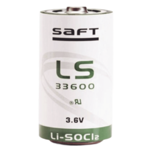 SYSCOM PARTS LS33600 – Batería de Litio Industrial / Tamaño D / 3.6 V / 17 Ah / 61.2 Wh / Pulso 400 mA / Hermética Vidrio-Cristal