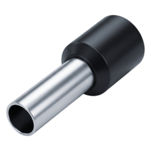 EPCOM POWERLINE E1508 – Terminal Ferrule / 16 AWG / 1.5 mm² / Latón Estañado / 14.6 mm / Bolsa 25 Piezas