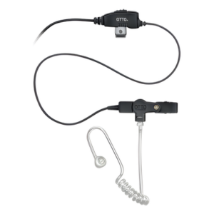 OTTO E1-EA2KA131 – Kit Micrófono-Audífono / 1 Cable / Tubo Acústico Desconexión Rápida / Compatible Kenwood NX-340/320/420 / 25,000 Ciclos Flexión / PTT Mini