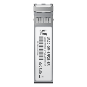 UBIQUITI UACC-OM-SFP28-SR – Transceptor Óptico SFP28 / 25 Gbps / Fibra Multimodo / 2x LC / 100 m (328.1 ft) / 850 nm